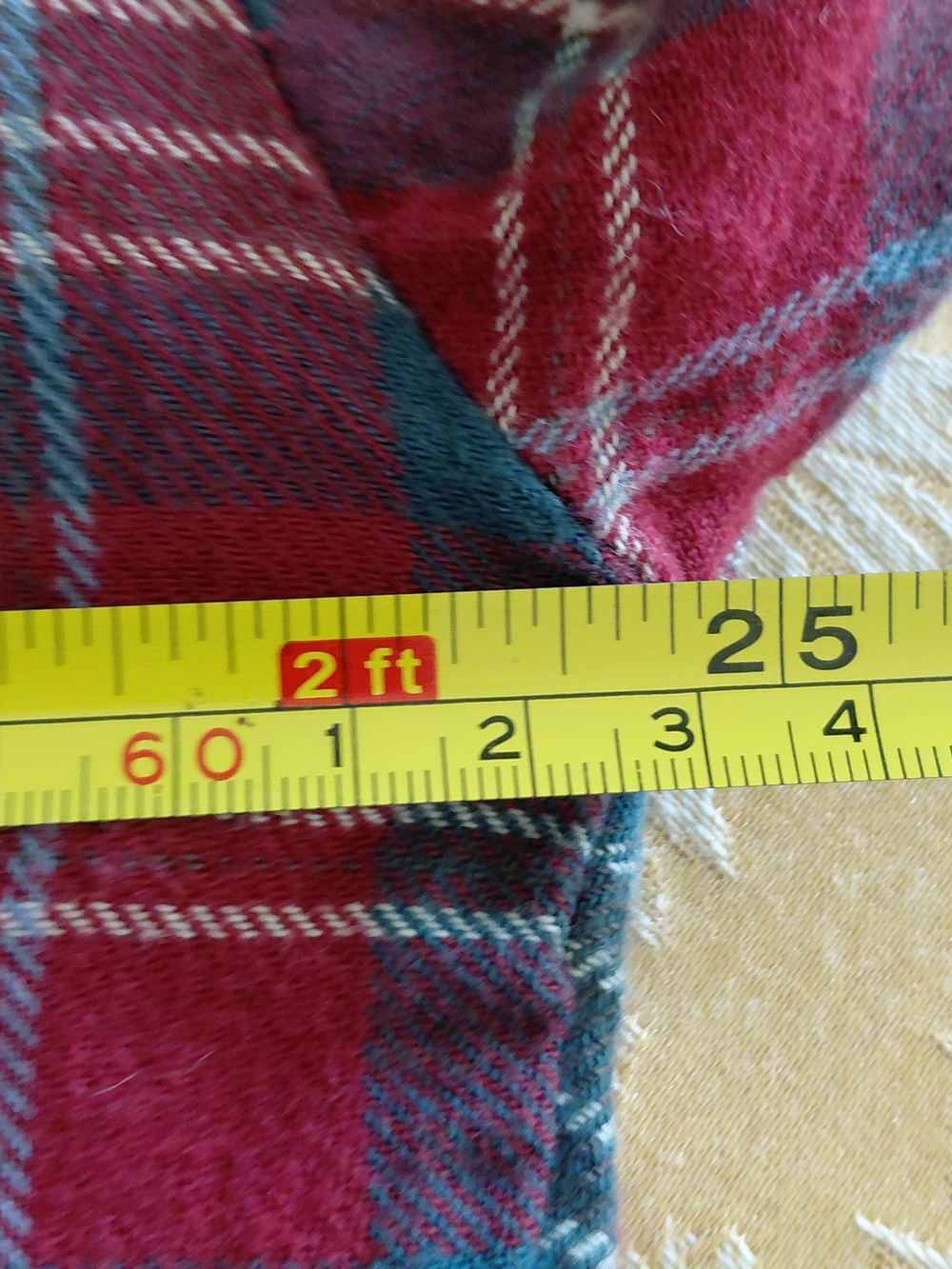 Kyla Seo Embroidered Plaid Flannel Shirt Small Boho Floral Cotton Button Front - Picture 8 of 9